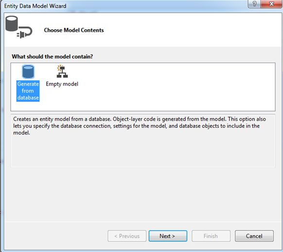 Generate from database